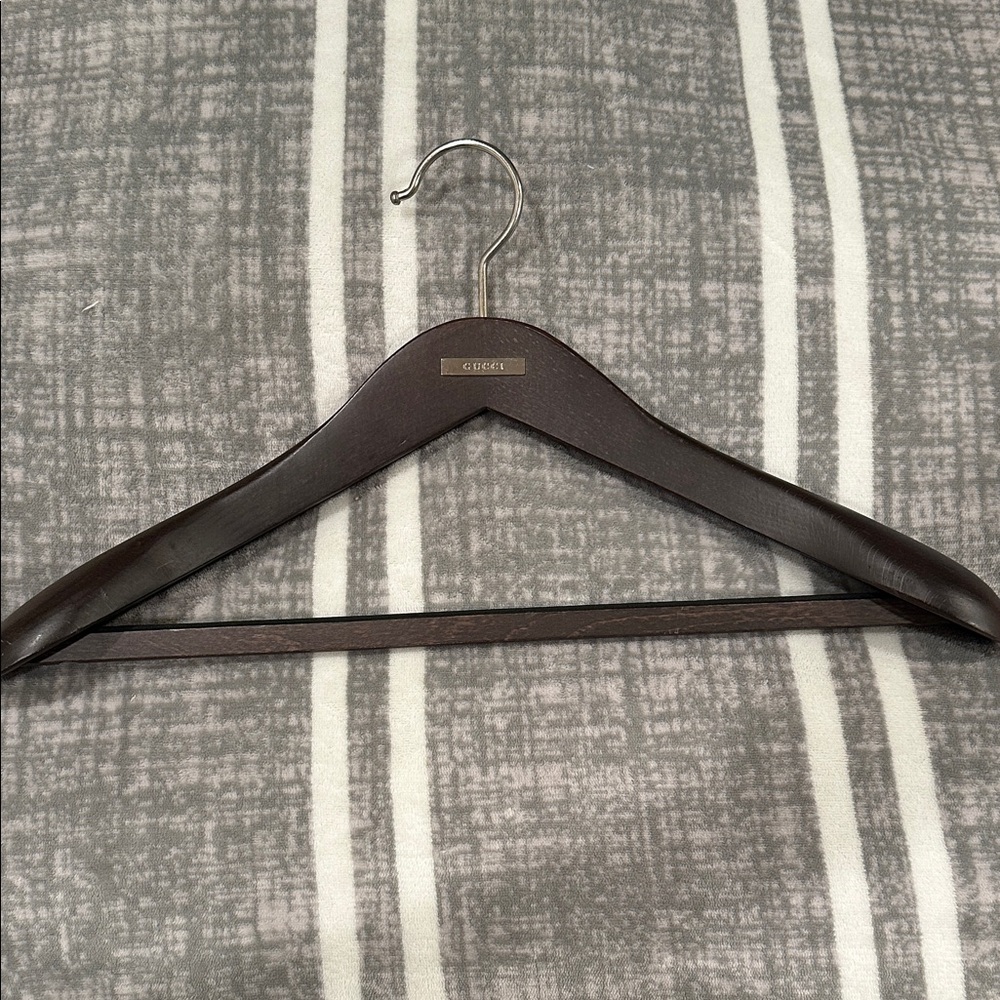 Gucci Dark Brown Wooden Hanger